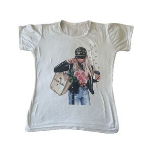 Stylish White T-Shirt